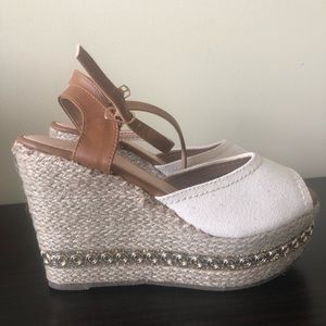 Tan wedges